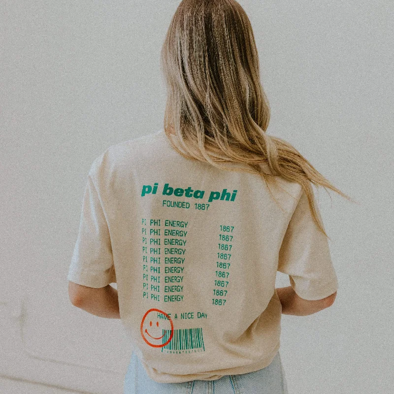 Receipt Tee <br> (sororities A-D)