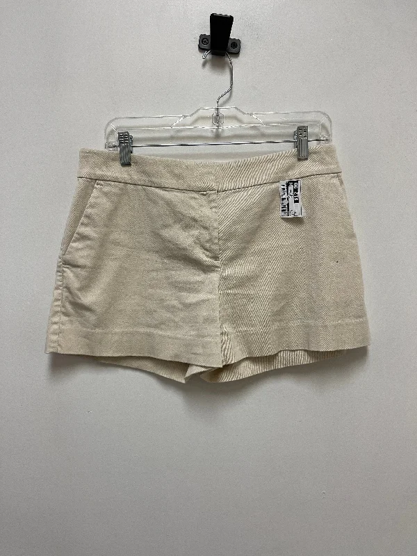 Cream Shorts Loft, Size 4