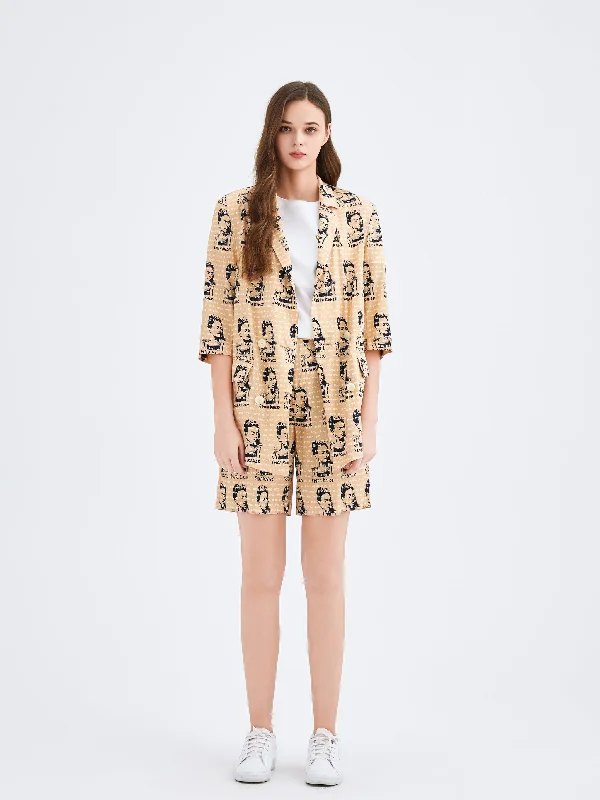 Frida Printed Shorts