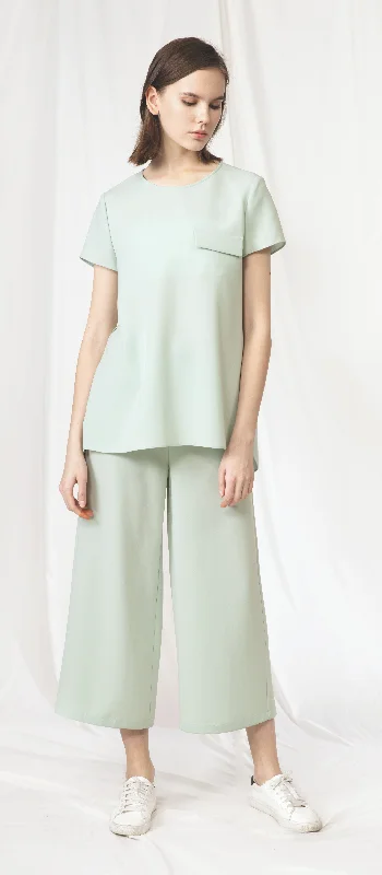 Light Green Wide Leg Pants