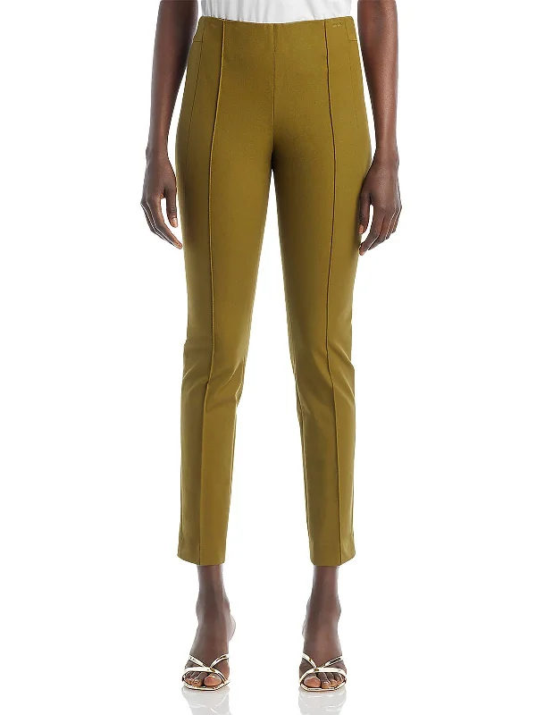 Gramercy Womens Twill Stretch Ankle Pants