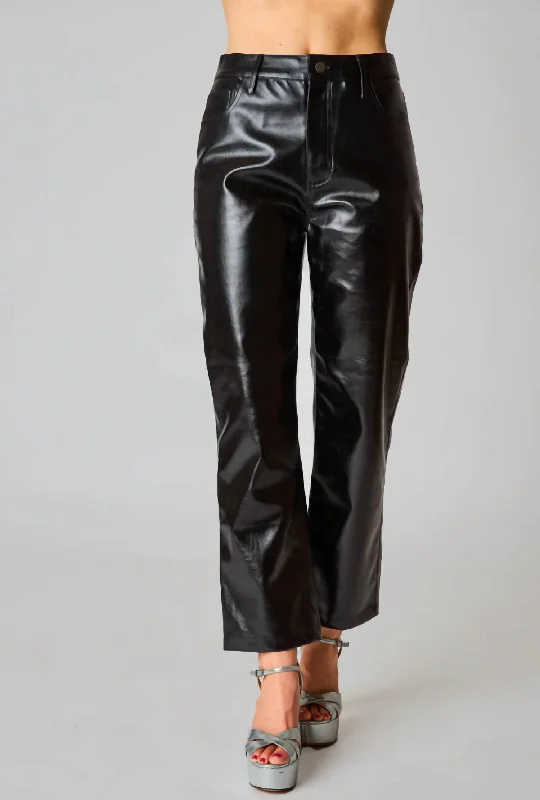 High-Rise Pants In Black