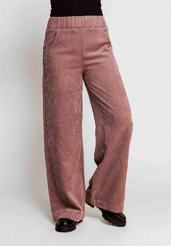 Raya Cord Pant In Rose