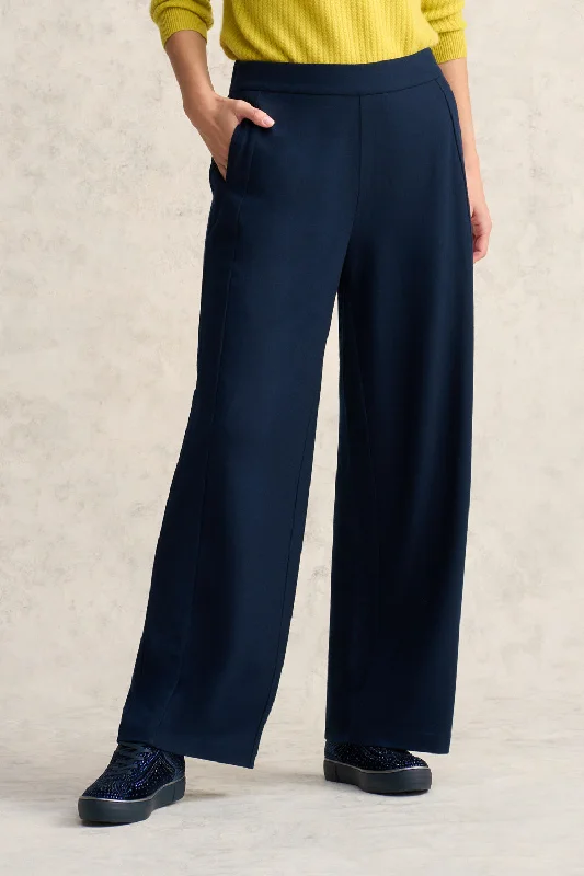 Boiled Wool Wide Leg Pant