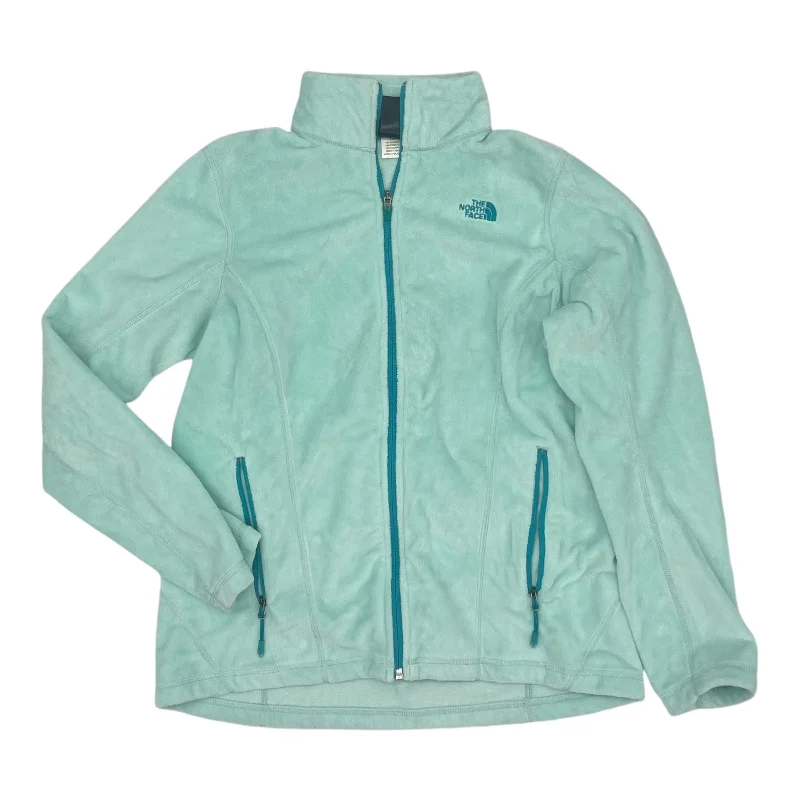 Jacket Fleece By The North Face In Aqua, Size:M