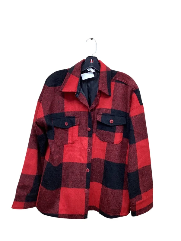 Jacket Other By Clothes Mentor In Plaid Pattern, Size: M