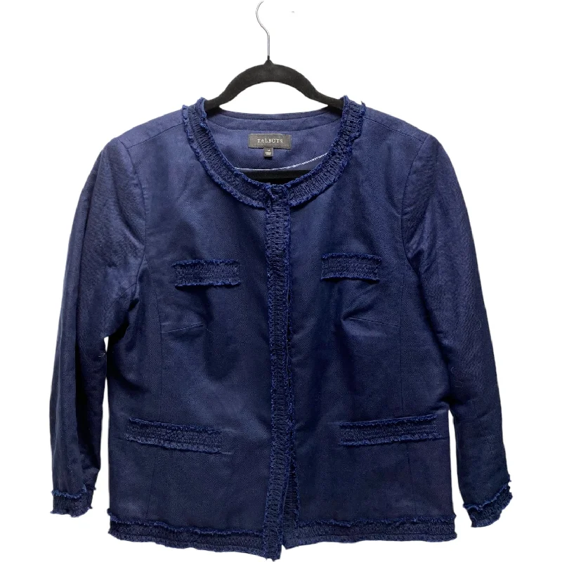 Jacket Other By Talbots In Blue, Size: 14