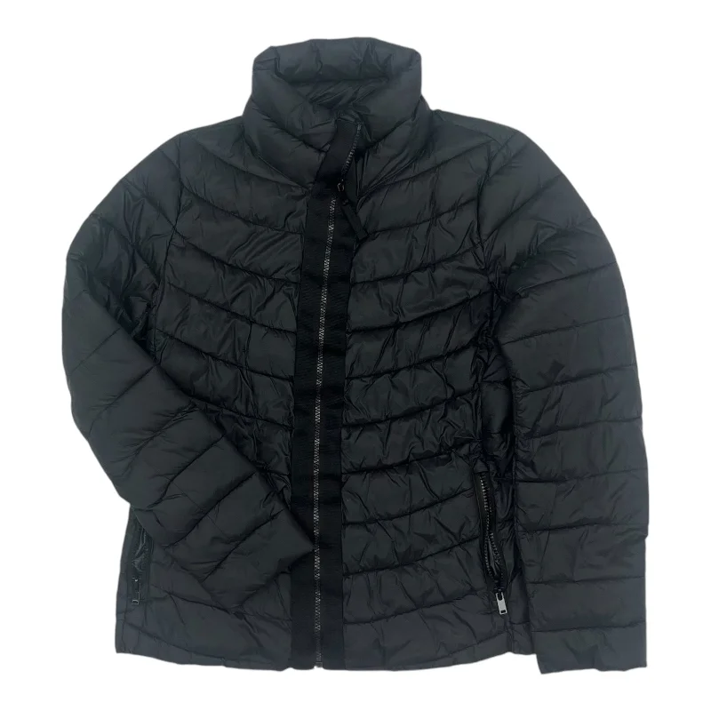 Jacket Puffer & Quilted By Gap In Black, Size:M