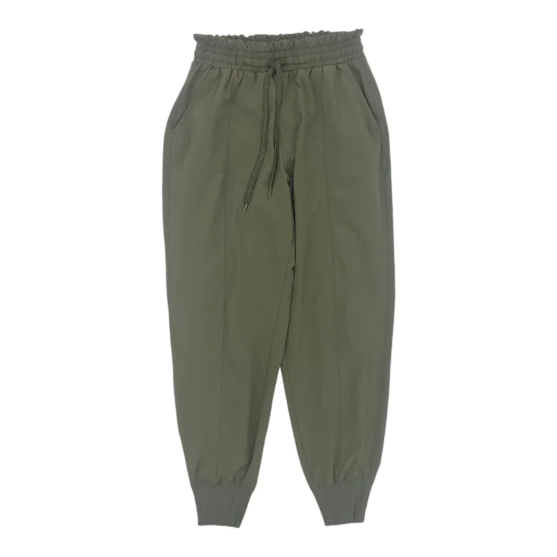 Pants Joggers By Abercrombie And Fitch In Green, Size:M