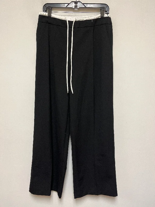 Pants Wide Leg By Zara In Black, Size: 8