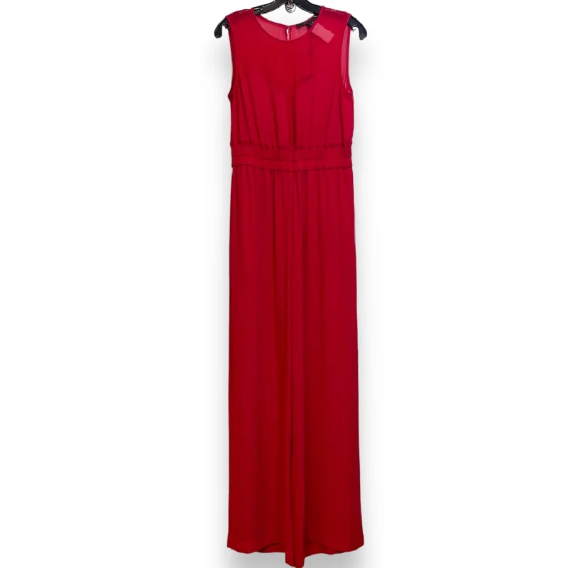 Jumpsuit By Bcbg In Red, Size: S