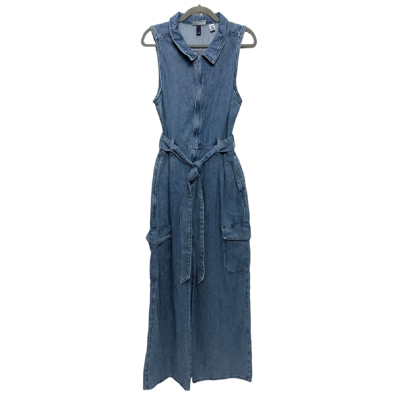 Jumpsuit By Universal Thread In Blue Denim, Size: 10