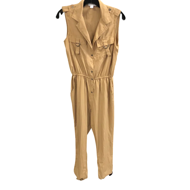 Jumpsuit By THREAD STORY In Tan, Size: S